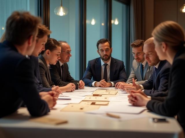 مستشارون يناقشون خطة لمتحف