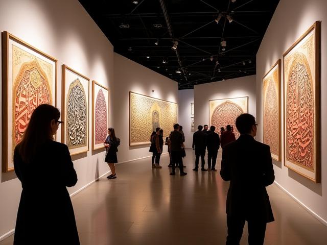 تصميم معرض فني معاصر